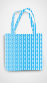 Premium Pattern Printed Zipper Tote Bag