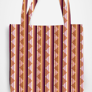 Premium Pattern Printed Zipper Tote Bag