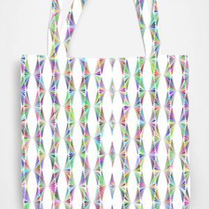 Premium Pattern Printed Zipper Tote Bag