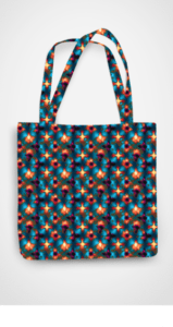 Premium Pattern Printed Zipper Tote Bag
