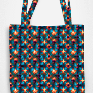 Premium Pattern Printed Zipper Tote Bag