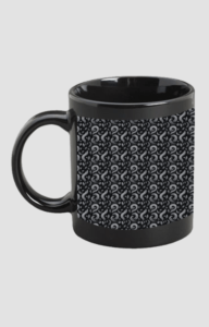 Premium Printed Black Coffee Mug