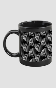 Premium Printed Black Coffee Mug