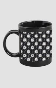 Premium Printed Black Coffee Mug