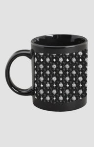 Premium Printed Black Coffee Mug