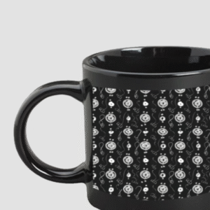Premium Printed Black Coffee Mug