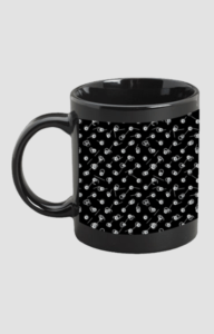 Premium Printed Black Coffee Mug