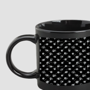 Premium Printed Black Coffee Mug