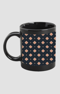 Premium Printed Black Coffee Mug
