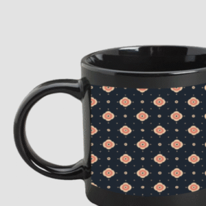 Premium Printed Black Coffee Mug