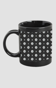 Premium Printed Black Coffee Mug