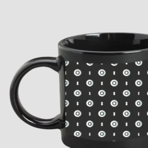 Premium Printed Black Coffee Mug