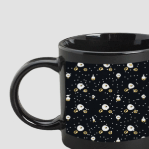 Premium Printed Black Coffee Mug