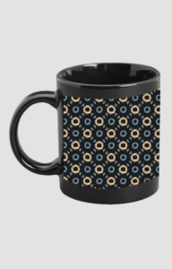 Premium Printed Black Coffee Mug