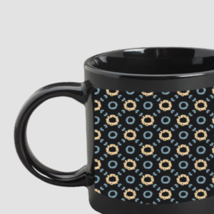 Premium Printed Black Coffee Mug