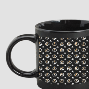 Premium Printed Black Coffee Mug