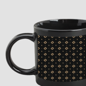 Premium Printed Black Coffee Mug
