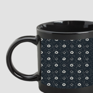 Premium Printed Black Coffee Mug