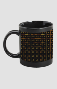 Premium Printed Black Coffee Mug