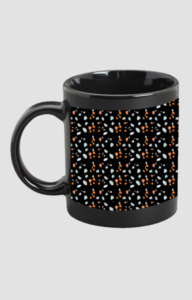 Premium Printed Black Coffee Mug