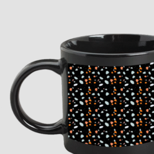 Premium Printed Black Coffee Mug