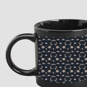 Premium Printed Black Coffee Mug