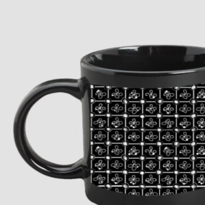 Premium Printed Black Coffee Mug