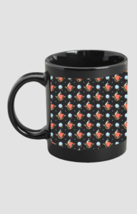 Premium Printed Black Coffee Mug