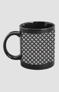 Premium Printed Black Coffee Mug