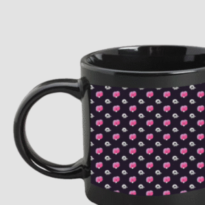 Premium Printed Black Coffee Mug
