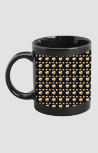 Premium Printed Black Coffee Mug