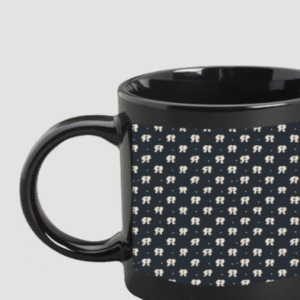Premium Printed Black Coffee Mug
