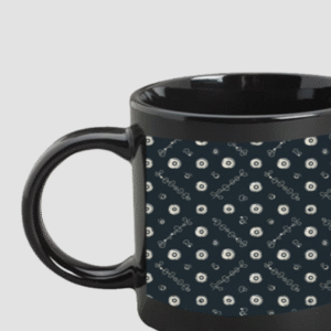 Premium Printed Black Coffee Mug
