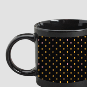 Premium Printed Black Coffee Mug