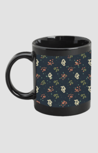 Premium Printed Black Coffee Mug