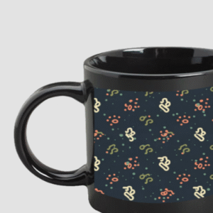 Premium Printed Black Coffee Mug