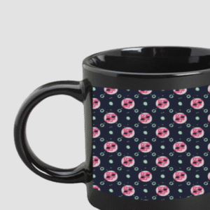 Premium Printed Black Coffee Mug