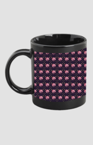 Premium Printed Black Coffee Mug