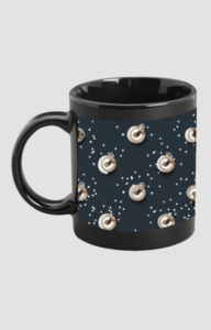 Premium Printed Black Coffee Mug