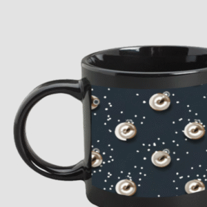 Premium Printed Black Coffee Mug