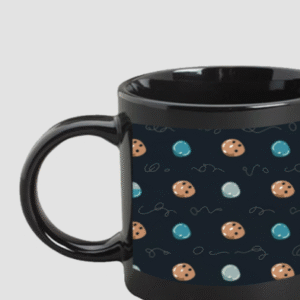 Premium Printed Black Coffee Mug