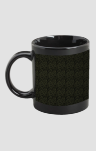 Premium Printed Black Coffee Mug