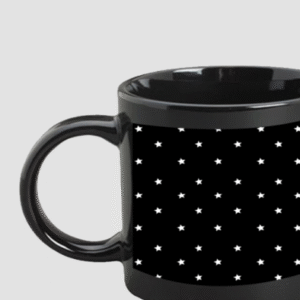 Premium Printed Black Coffee Mug