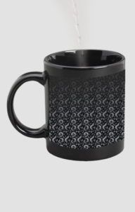 Designer Printed Magic Mug - Black