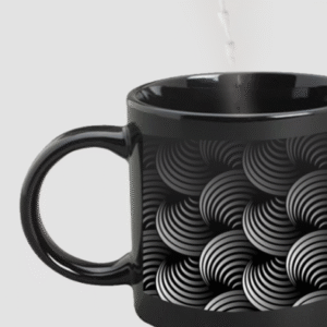 Designer Printed Magic Mug - Black