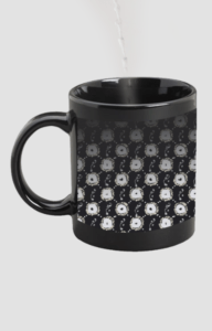 Designer Printed Magic Mug - Black