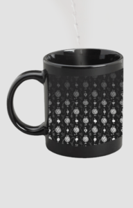 Designer Printed Magic Mug - Black
