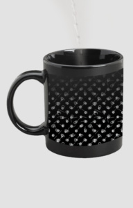 Designer Printed Magic Mug - Black