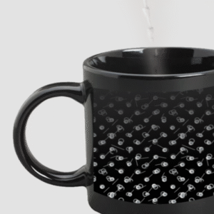 Designer Printed Magic Mug - Black