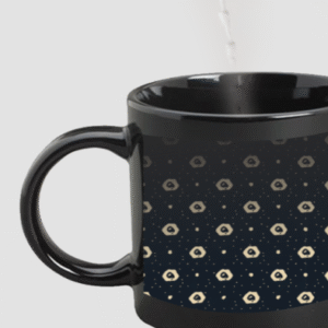 Designer Printed Magic Mug - Black
